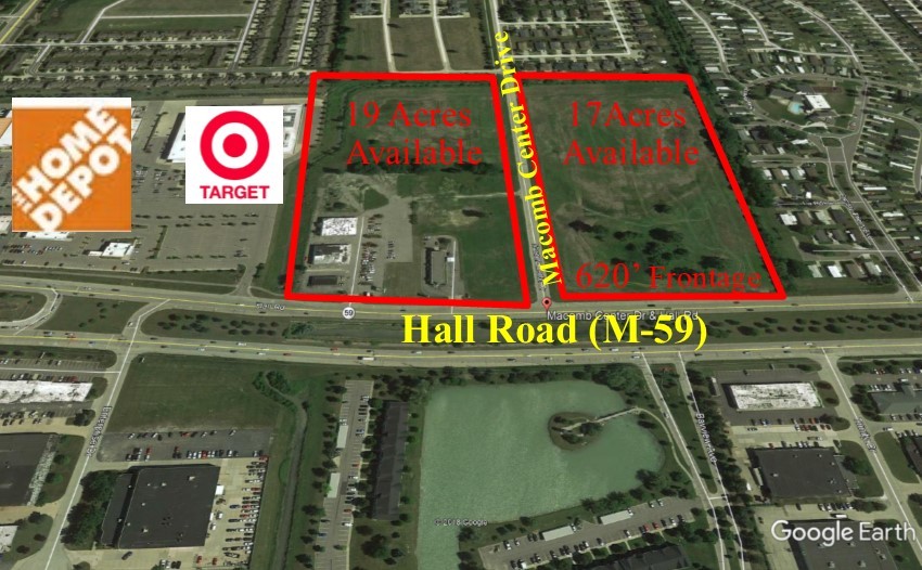 M-59 Hall Rd, Macomb Township, MI for Sale