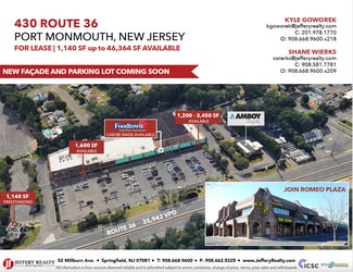 Middletown, NJ Retail - 430 State Hwy Rte 36 Middletown, NJ Retail - 430 State Hwy Rte 36