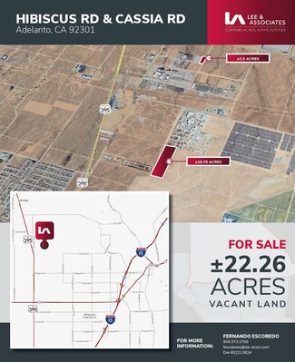 Adelanto, CA Industrial - HIBISCUS RD & CASSIA RD Adelanto, CA Industrial - HIBISCUS RD & CASSIA RD