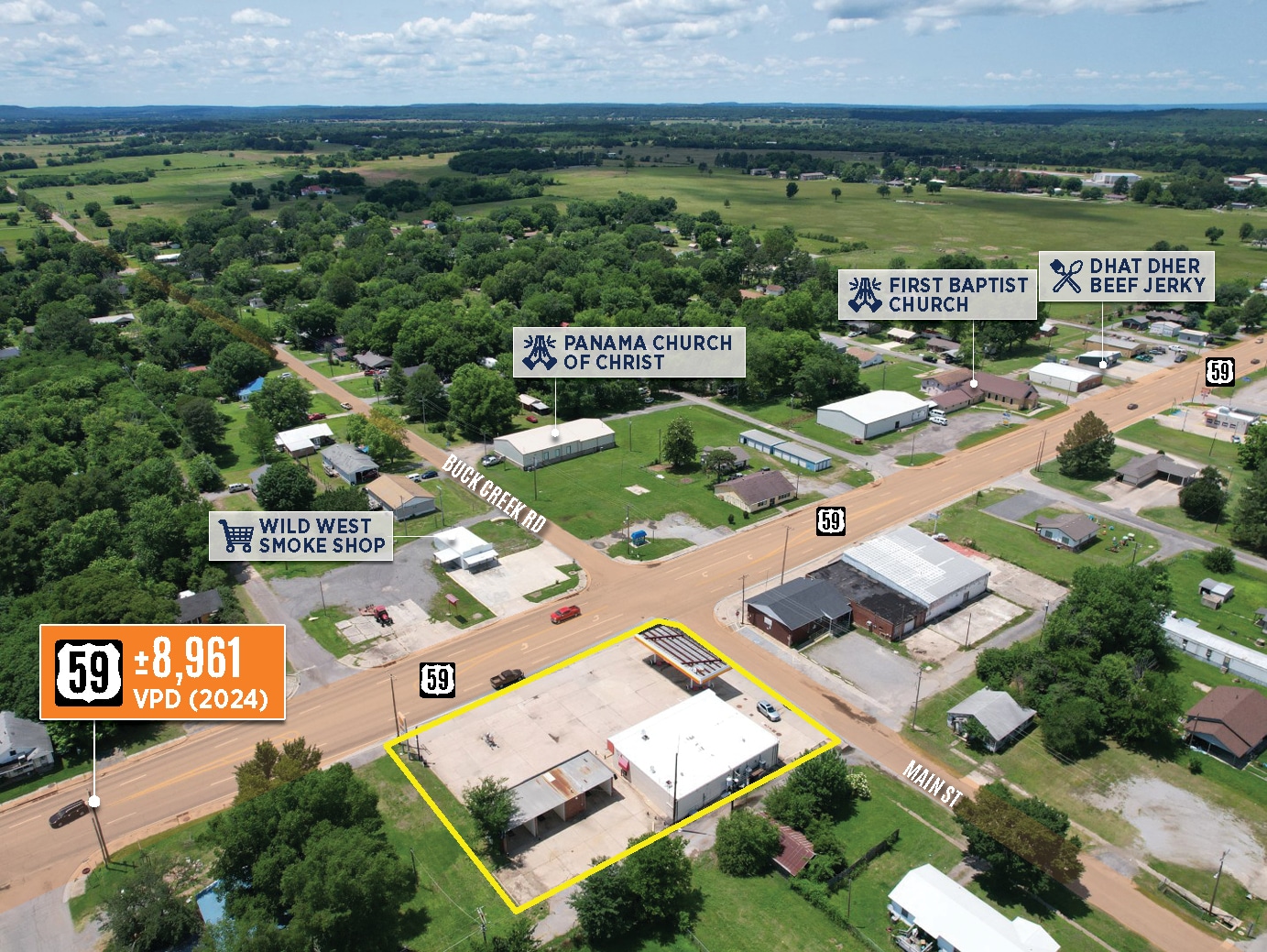 101 S Kentucky Ave, Panama, OK for Sale