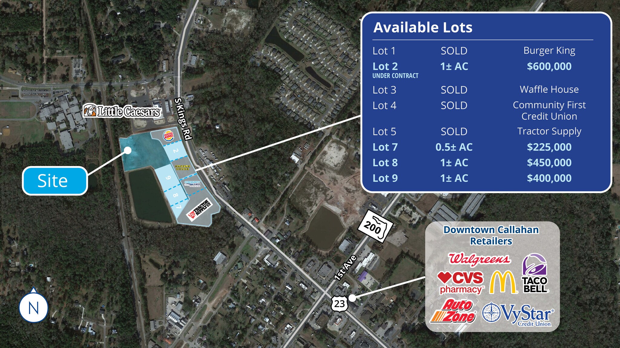 US Hwy 1 & SR 115, Callahan, FL for Sale