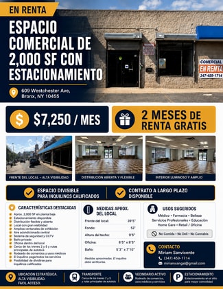 Bronx, NY Retail - 613-613 Westchester Ave Bronx, NY Retail - 613-613 Westchester Ave