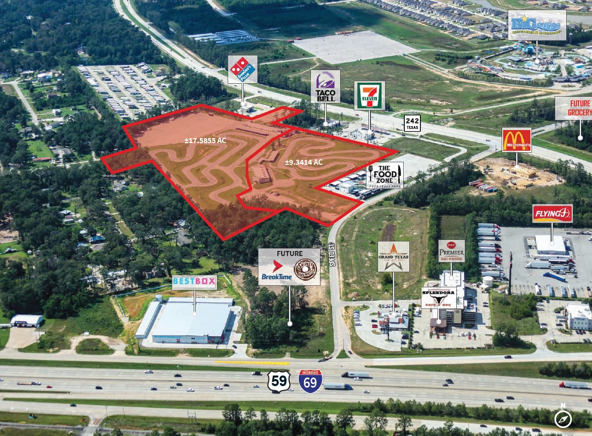 SWQ of SH 242 & Speed st, New Caney, TX for Sale