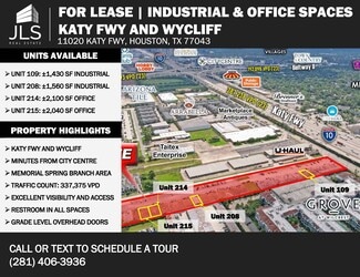 Houston, TX Office, Industrial - 11020 Katy Fwy