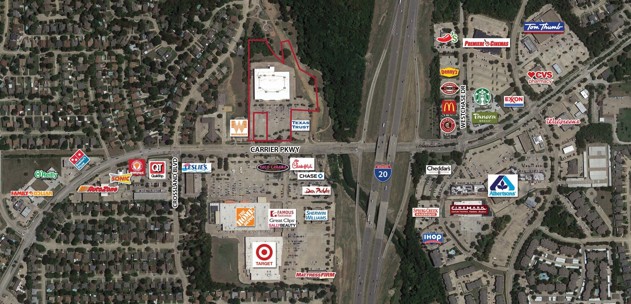 S Carrier Pkwy & I-20, Grand Prairie, TX for Rent