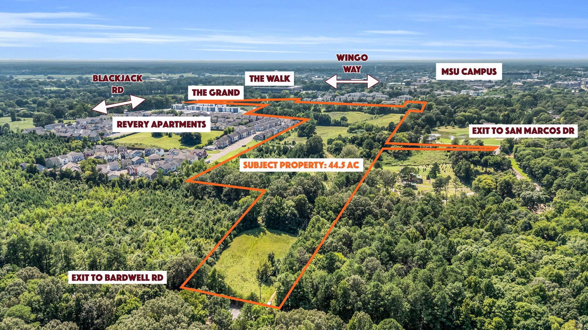 Blackjack Rd @ Wingo Way, Starkville, MS for Sale