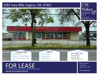 Eugene, OR Retail - 1082 Or-99 Hwy