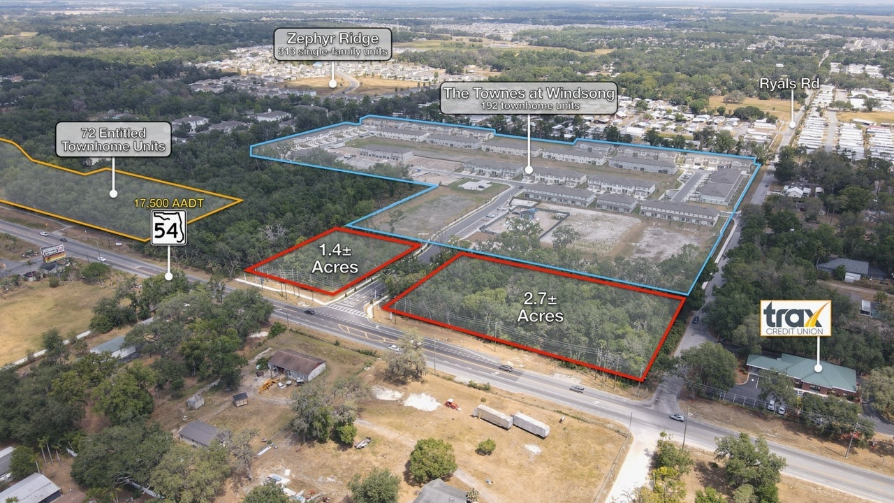 SR 54 & Nathan Pearl St, Zephyrhills, FL for Sale