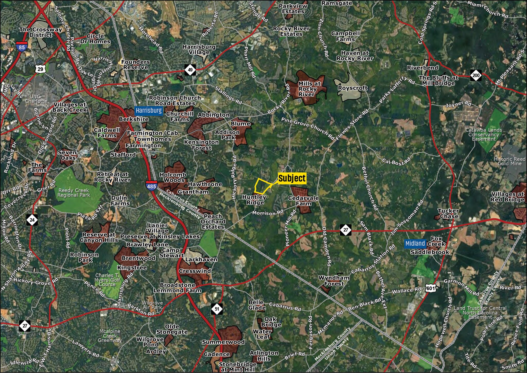 Lower Rocky River Rd, Concord, NC for Sale