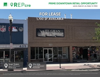 El Paso, TX Retail - 321-403 S El Paso St