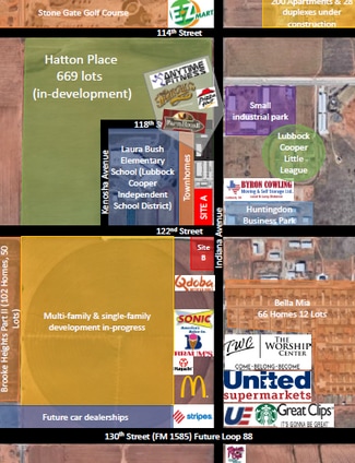 Lubbock, TX Commercial Land - 122nd St & Indiana Lubbock, TX Commercial Land - 122nd St & Indiana