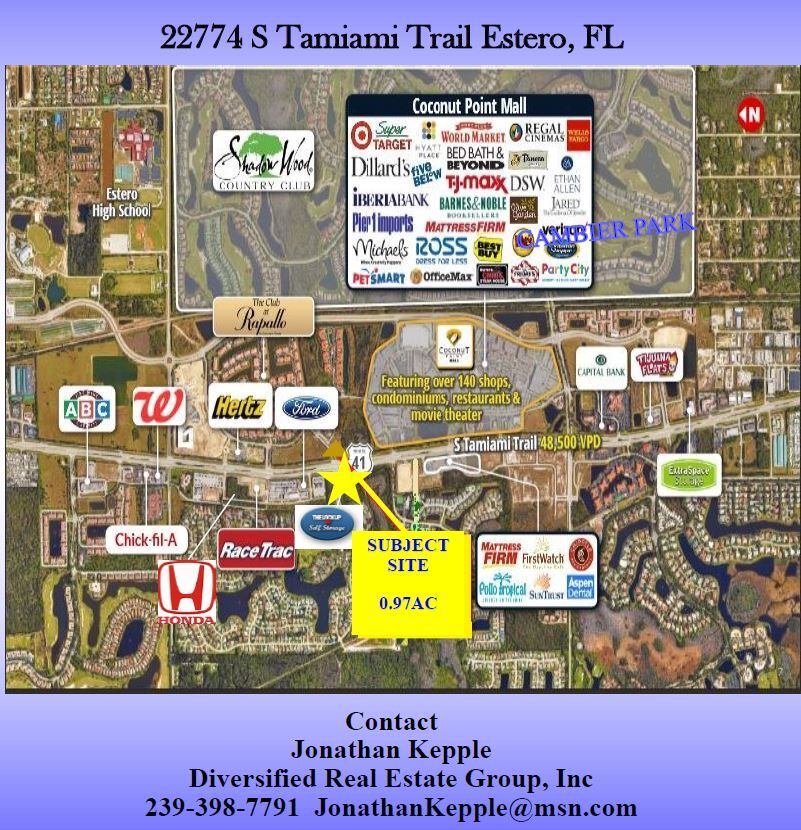 22774 S Tamiami Trl Estero, FL 33928 Land Property for Sale on
