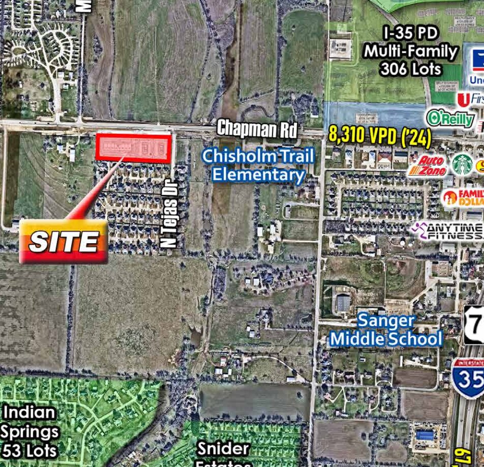 2300 Chapman Rd., Sanger, TX for Rent