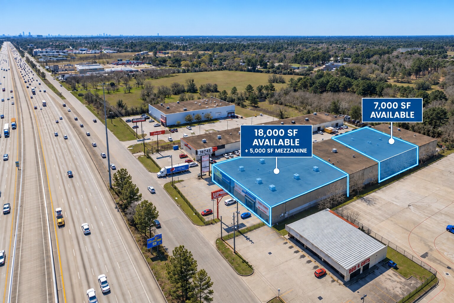 16747 I-45 Fwy, Houston, TX for Rent