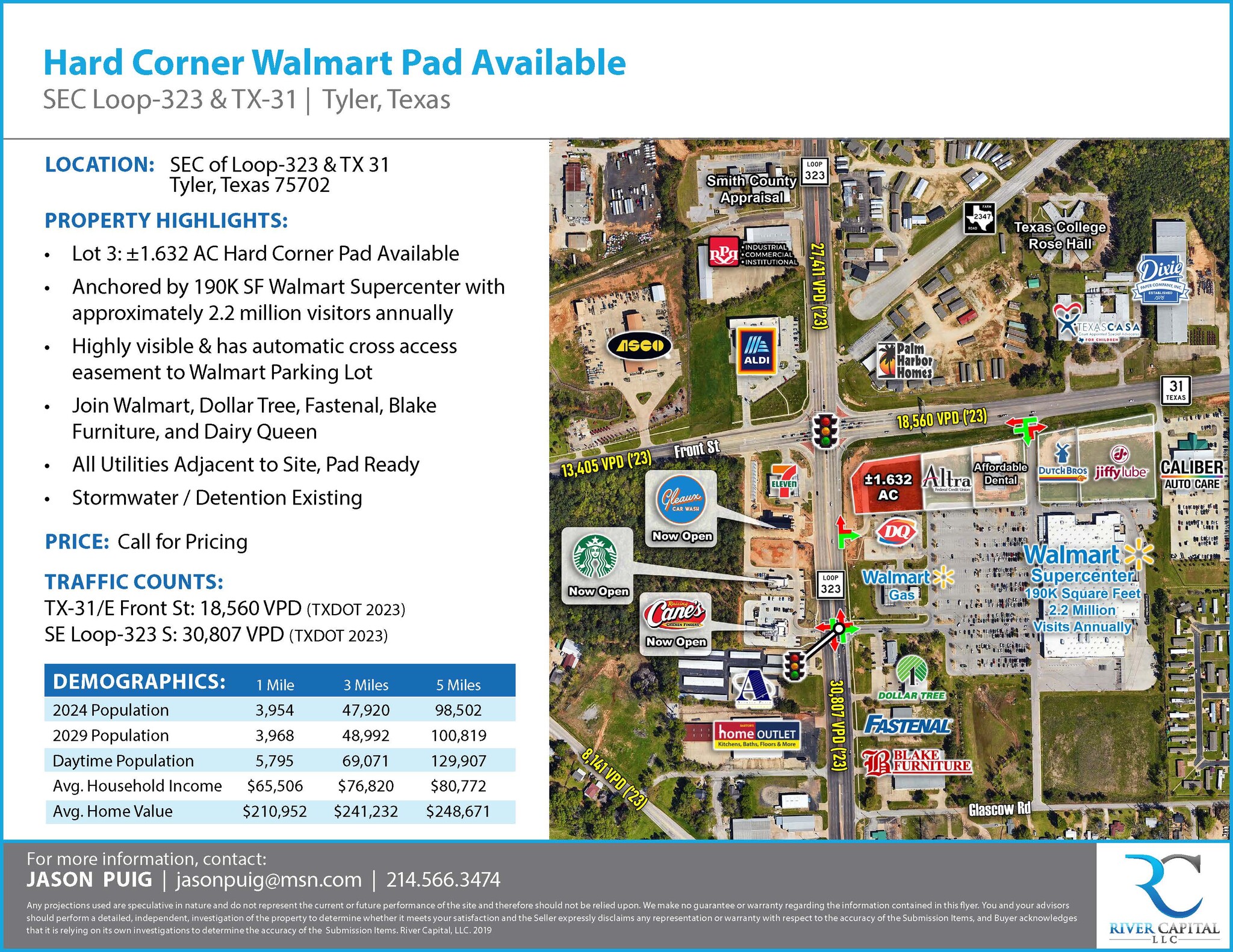 State Hwy 31 E & S SE Loop 323, Tyler, TX for Sale