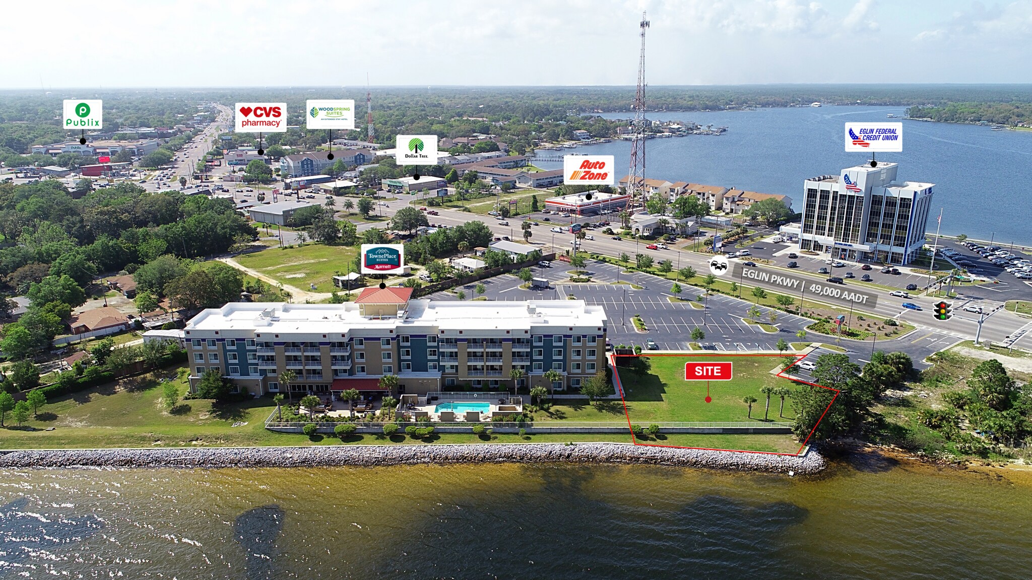 843 Eglin Pkwy NE Fort Walton Beach, FL 32547 Land Property for Lease