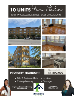 1021 W Columbus Dr, East Chicago, IN for Sale