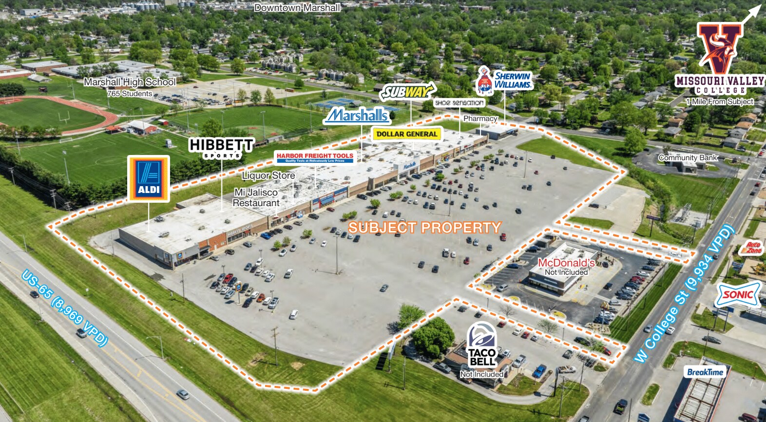 895-975 W College St, Marshall, MO for Sale