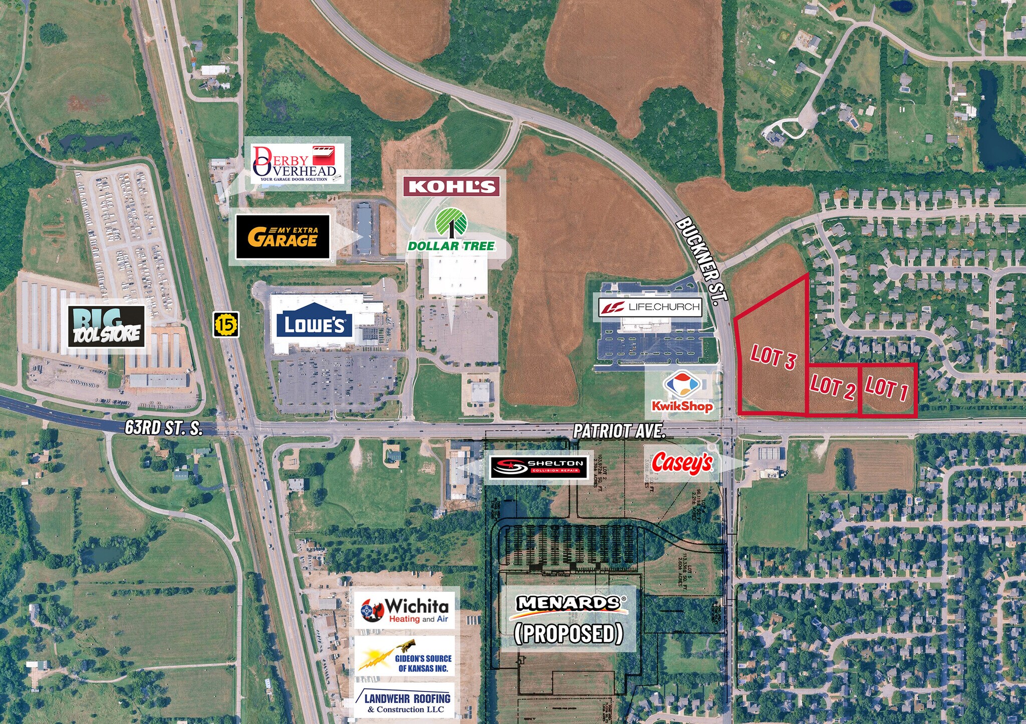 NE C Buckner & Patriot, Derby, KS for Sale