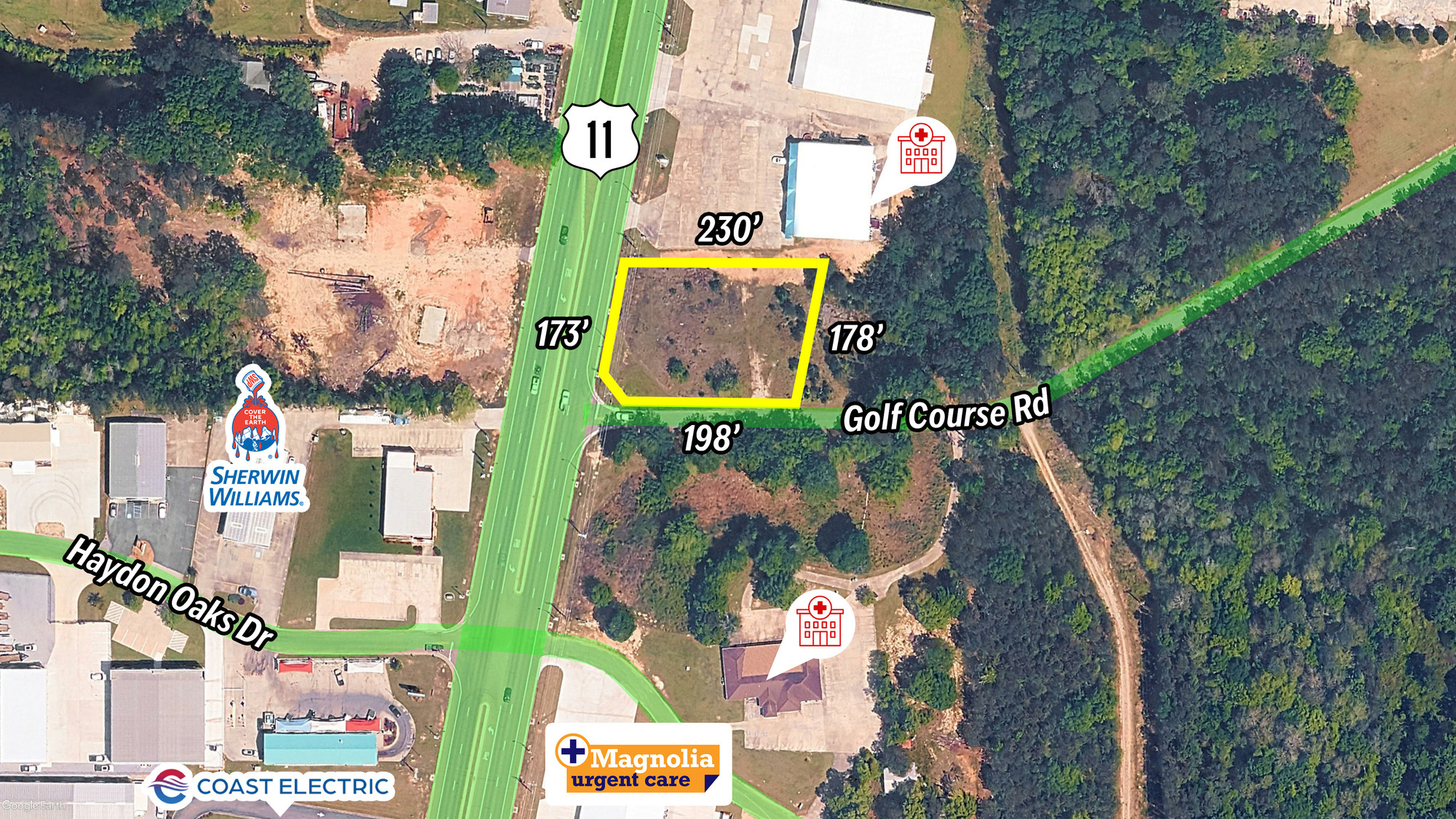 Highway 11 and Golf Course Dr., Picayune, MS for Sale
