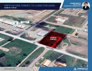 Forney, TX Commercial Land - 13872 FM 548