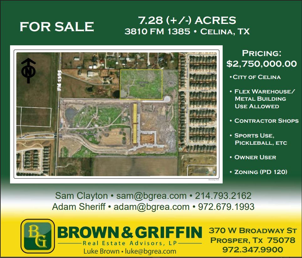 3810 FM1385, Aubrey, TX for Sale