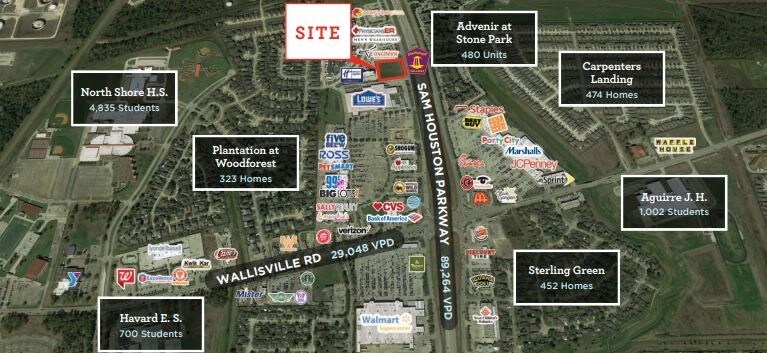 NWQ E Sam Houston Pkwy N & Wallisville Rd, Houston, TX for Rent