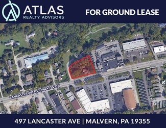 Malvern, PA Commercial Land - 497 Lancaster Ave