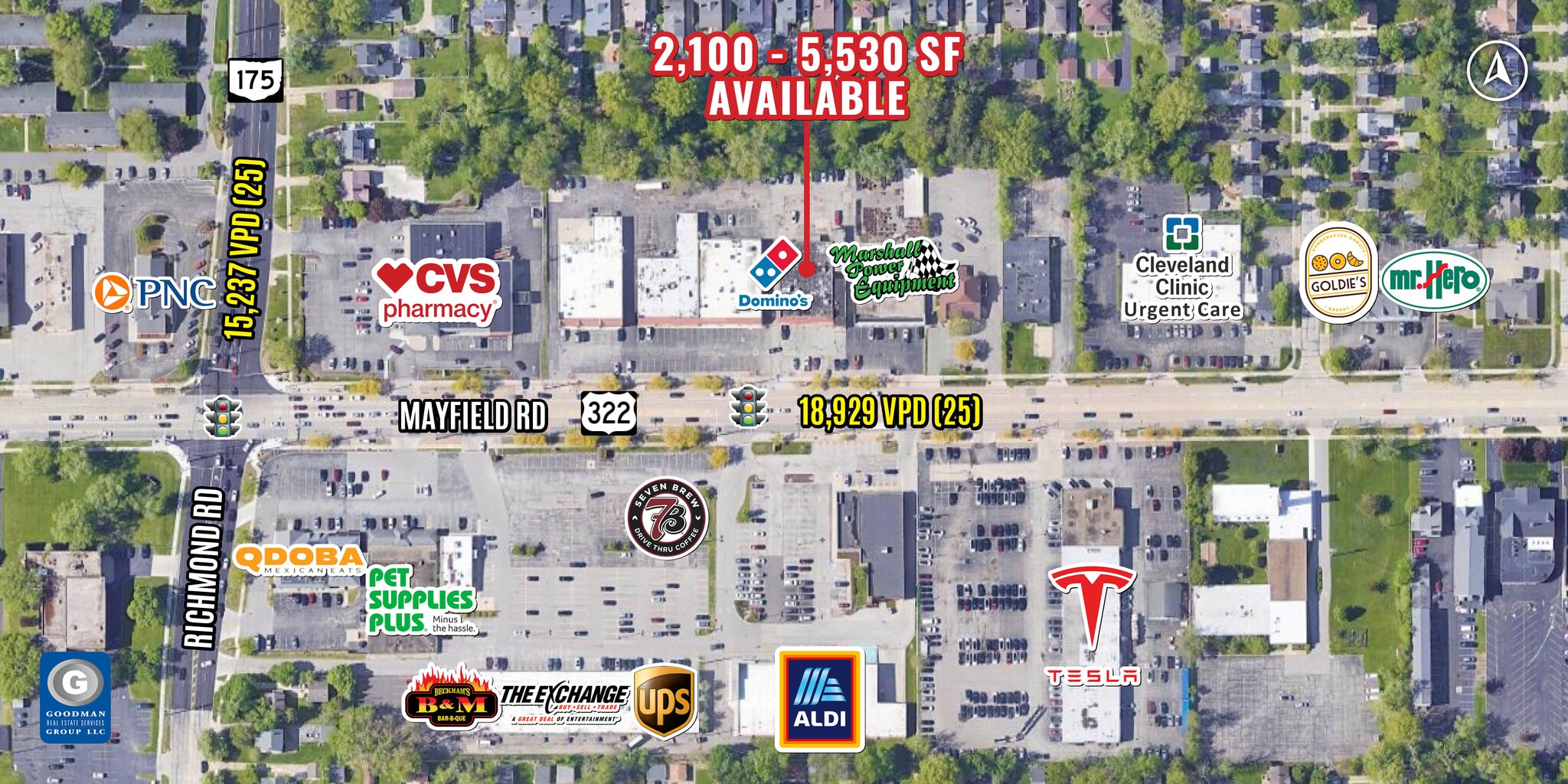 5139-5143 Mayfield Rd, Lyndhurst, OH for Rent