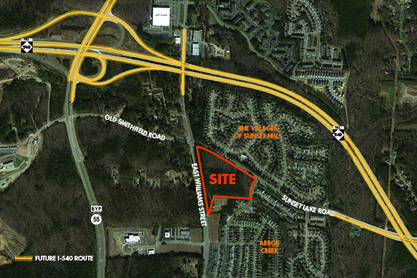 Nc 55 @ Sunset Lake Road, Holly Springs, NC for Sale