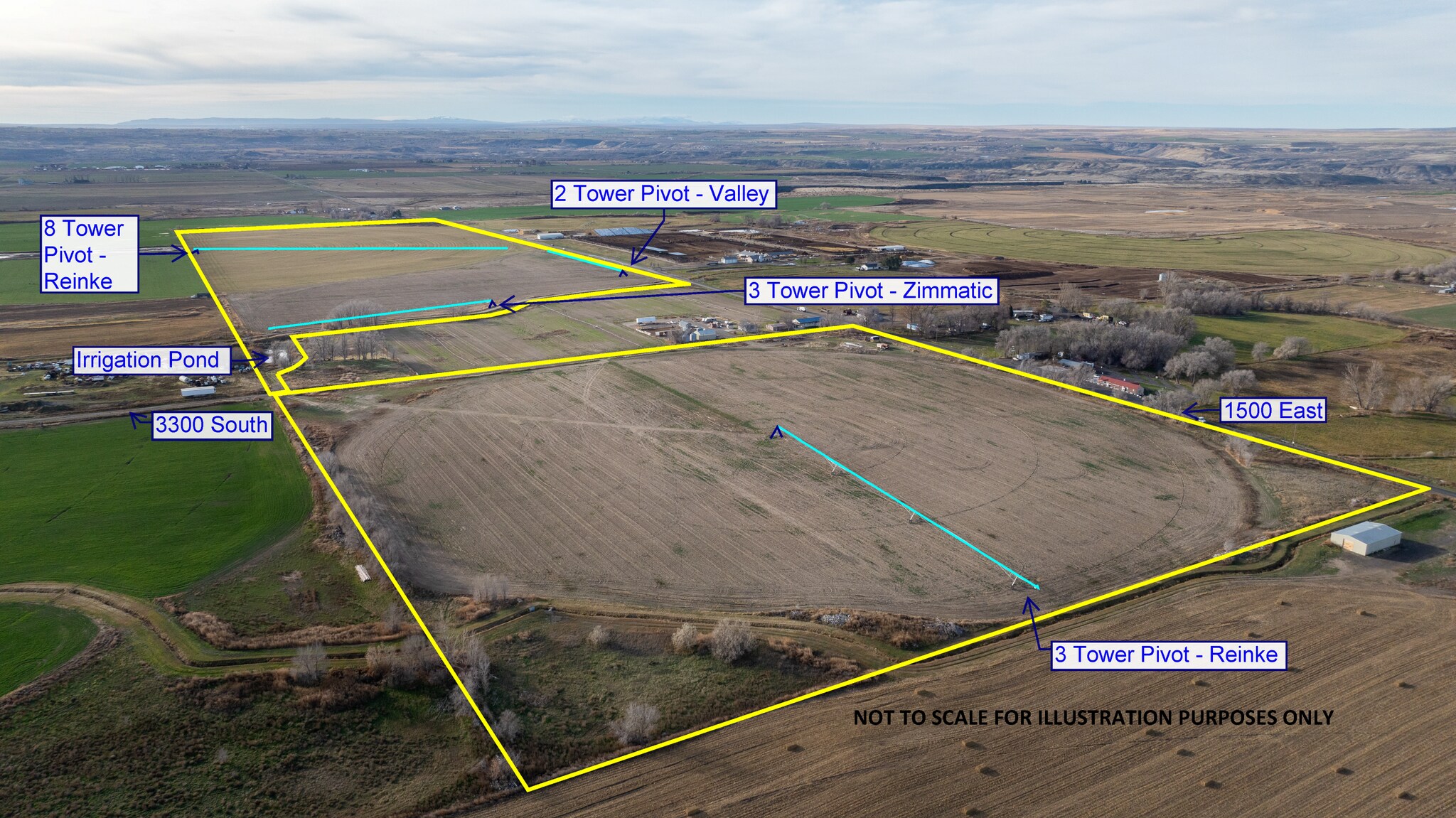 Approx. 1500 E 3300 S, Wendell, ID for Sale