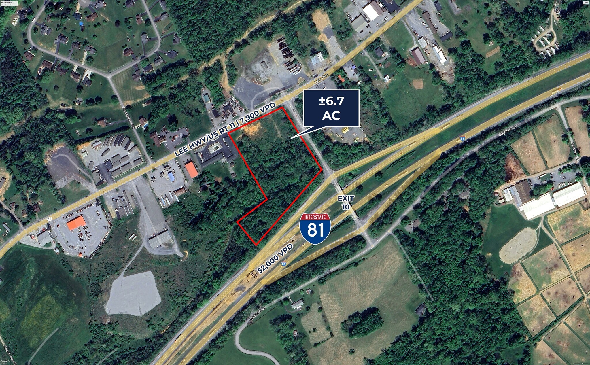 Bristol Land Multiple Retail Pads Available, Bristol, VA for Rent
