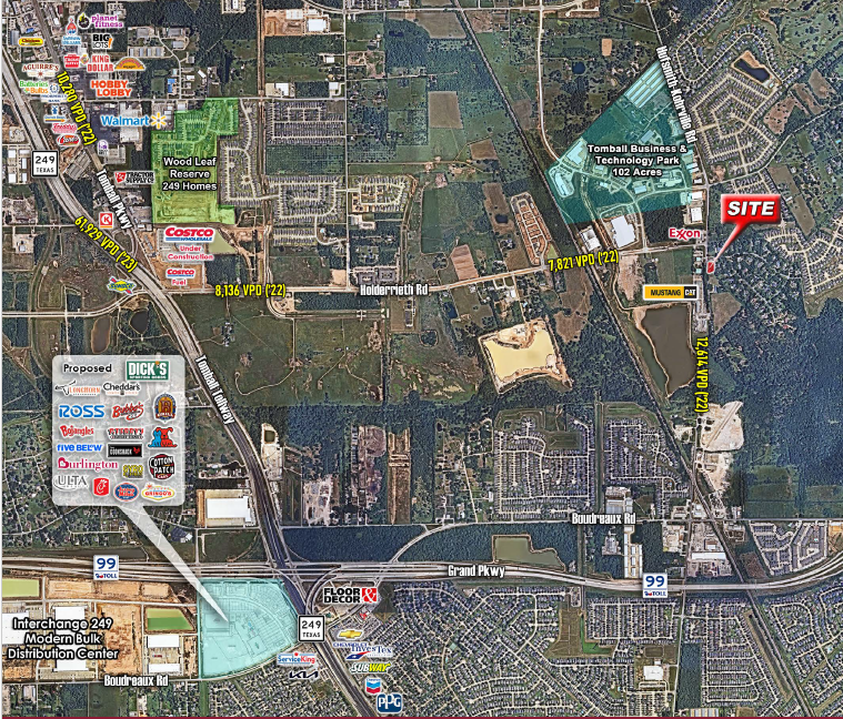 SEC of Albury Park Ln & Huffsmith-Kohrville Rd, Tomball, TX for Sale