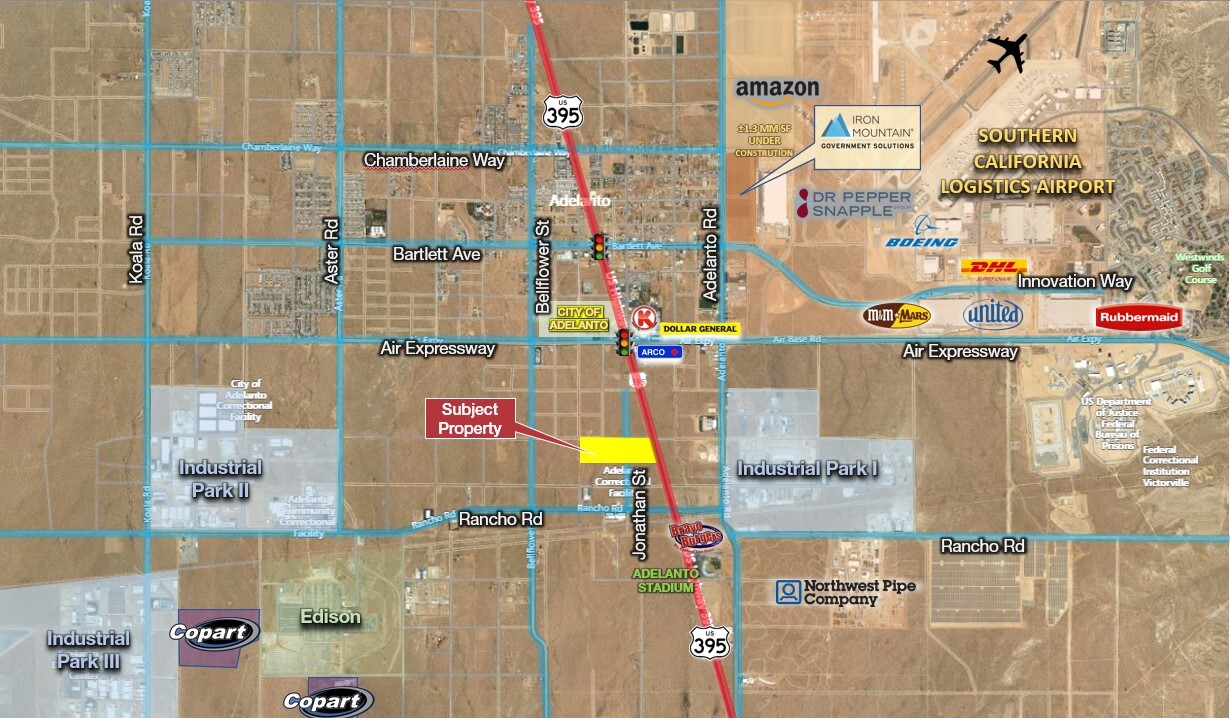 Yucca Rd & Hwy 395 Hwy, Adelanto, CA for Sale