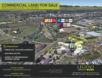 Provo, UT Commercial Land - 1783 State St Provo, UT Commercial Land - 1783 State St