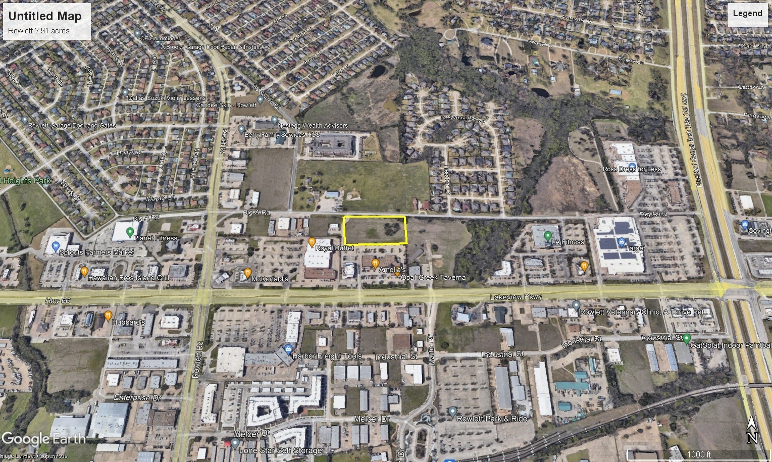 3802 Big A Rd, Rowlett, TX for Sale