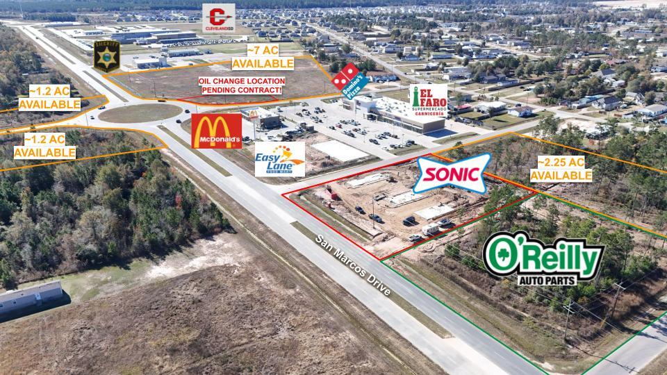 Commercial Corner- San Marcos & San Felipe, Cleveland, TX for Sale