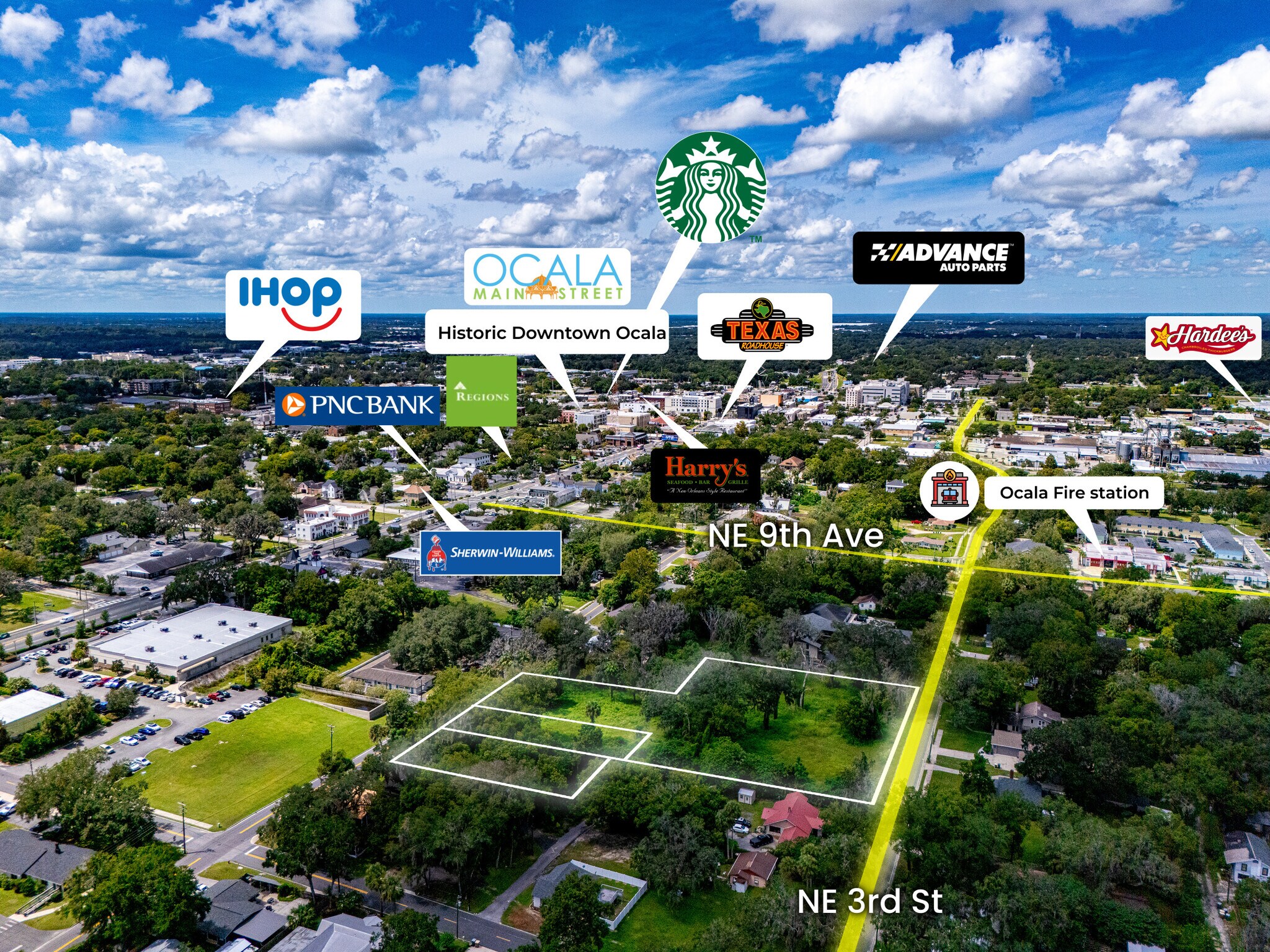 NE 9th Ave @ NE 3rd St, Ocala, FL for Sale