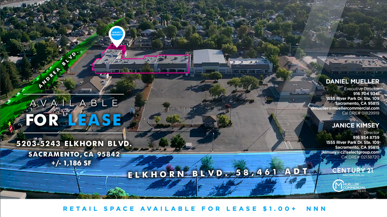 5205-5243 Elkhorn Blvd, Sacramento, CA for Rent