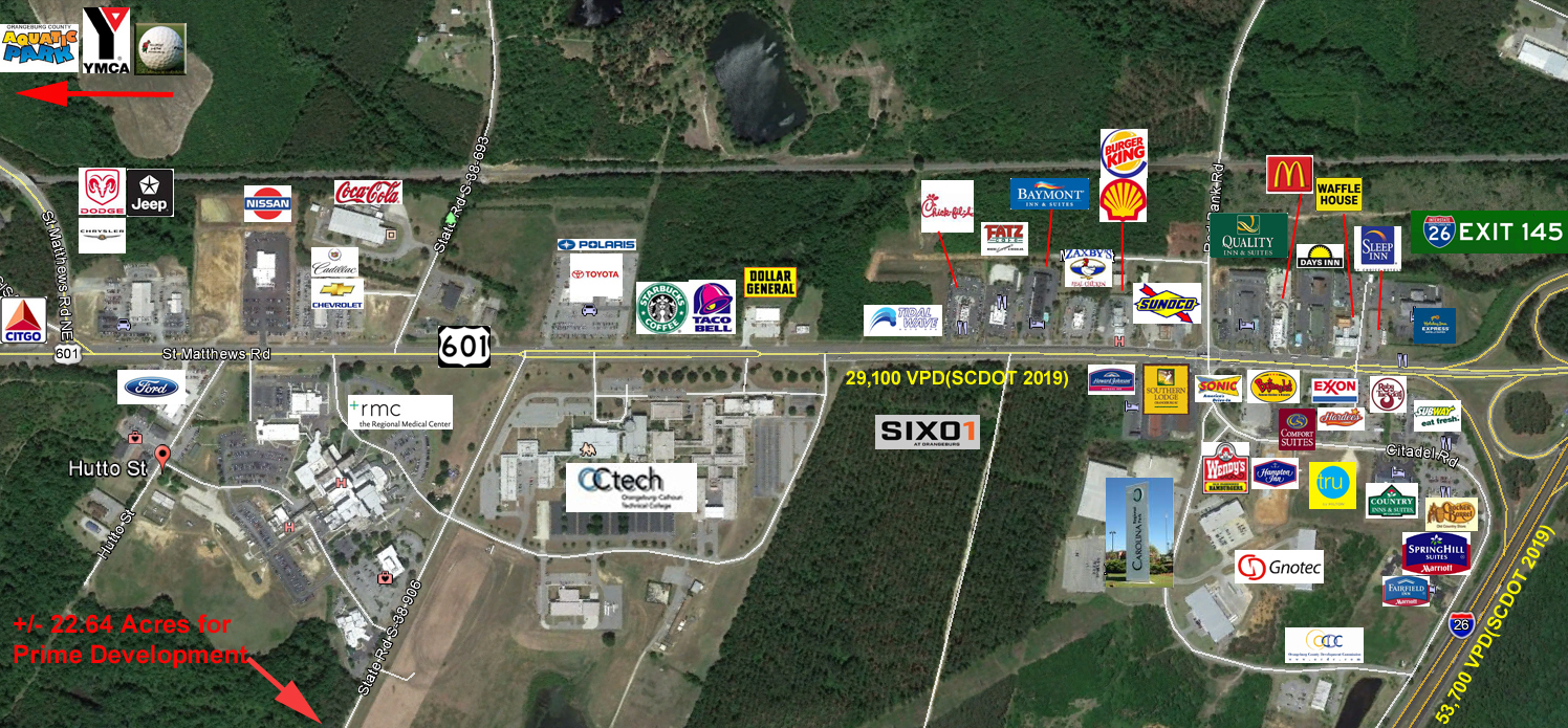 00 Cook Rd. 22.62 AC, Orangeburg, SC for Sale