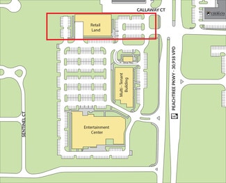Cumming, GA Commercial Land - 2246 Peachtree Pky