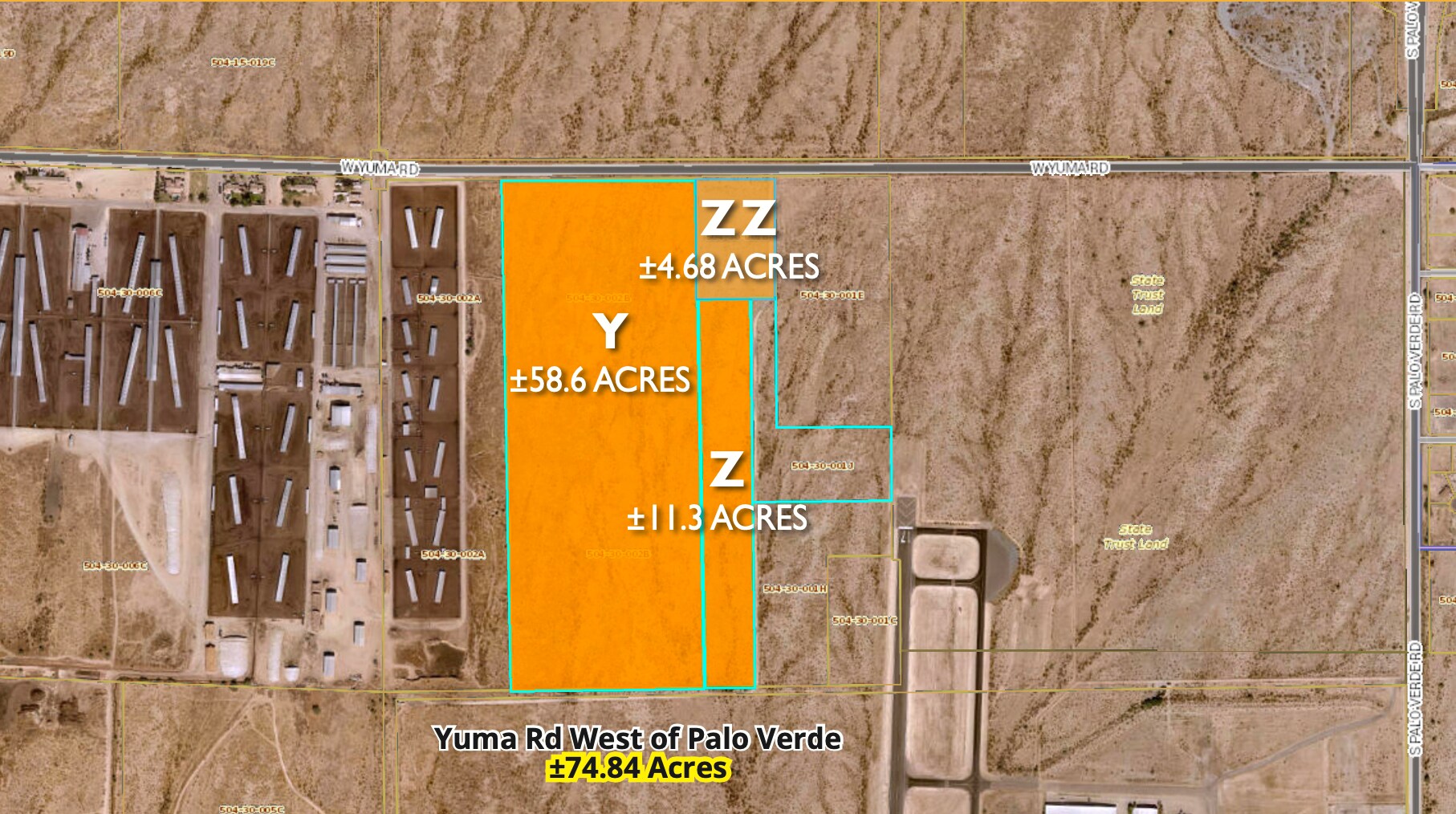 Yuma West of Palo Verde rd, Buckeye, AZ for Sale