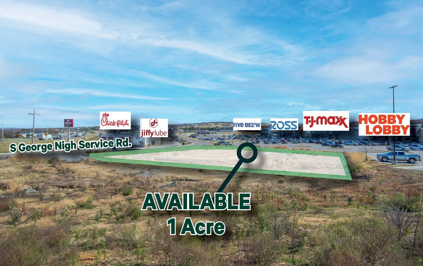 SWC of George Nigh Expy & 14th St, Mcalester, OK for Sale