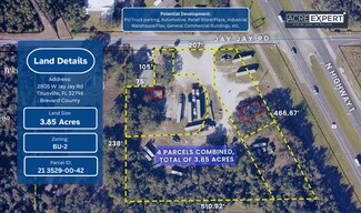 Titusville, FL Commercial Land - 2805 W Jay Jay Rd