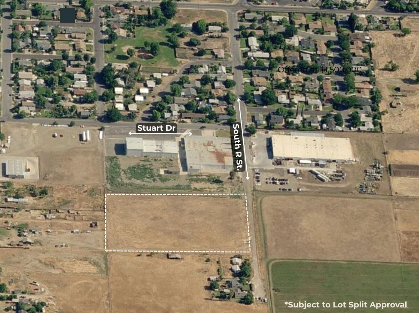 South R Street @ South R st and Stuart Dr, Merced, CA for Sale