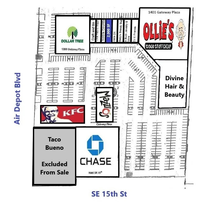 1300-1401 Gateway Plz, Midwest City, OK for Sale