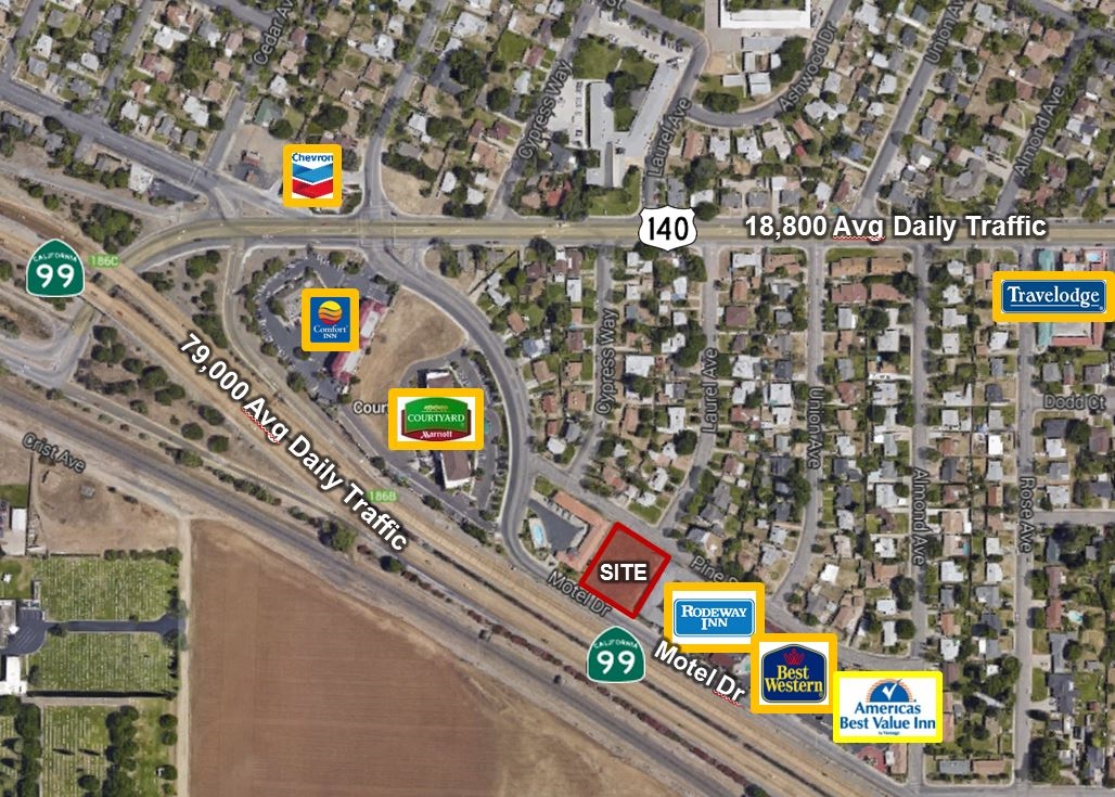 975 Motel Dr, Merced, CA for Sale