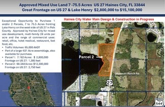 Haines City, FL Commercial Land - US 27 & SR 544