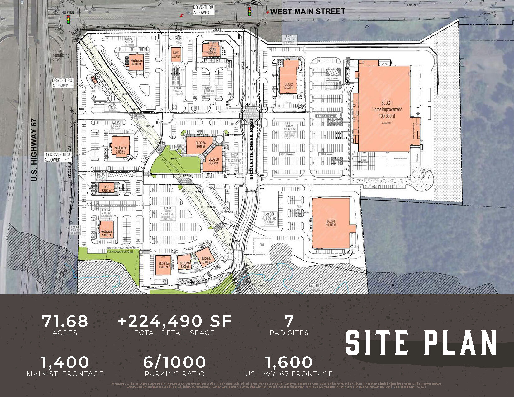 Main Street Towne Crossing - Midlothian, TX - SEC, Midlothian, TX for Rent