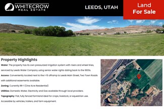Leeds, UT Residential Land - Berry Ln